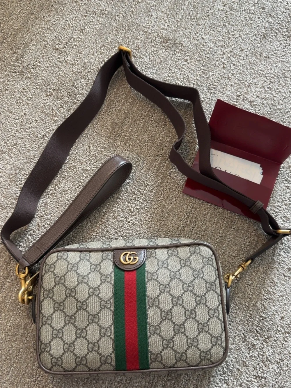 Gucci Ophidia Crossbody Bag – Like New / Full Set